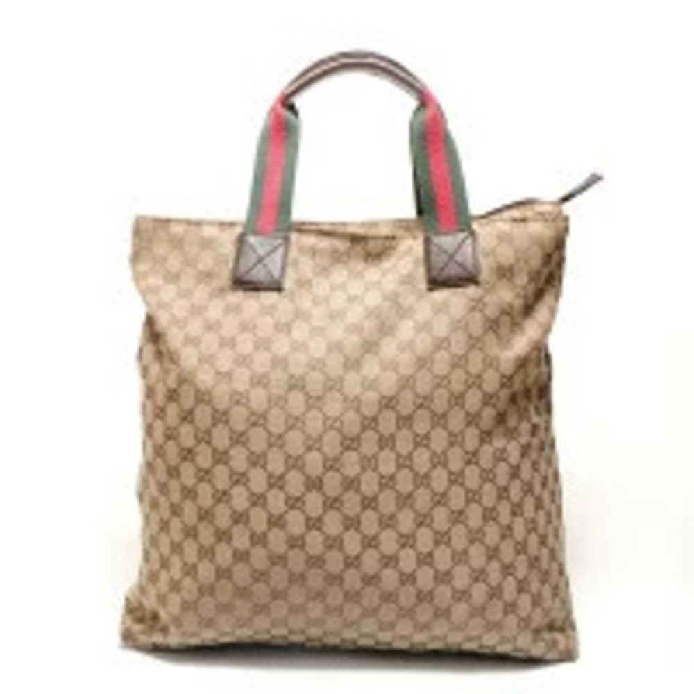 Gucci GG Canvas Shoulder Bag Beige Cream